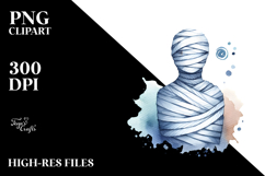 Simple Mummy Watercolor Design PNG Product Image 2