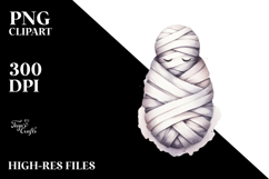 Simple Mummy Watercolor Design PNG Product Image 2