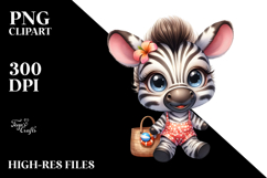 Cute Baby Zebra PNG Product Image 2