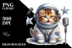 Cute Baby Kitten PNG Product Image 2