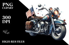 Vintage Motorcycle with Stars, 20 oz Tumbler Product Image 2