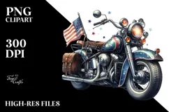 Vintage Motorcycle with Stars, 20 oz Tumbler Product Image 2