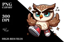 Cute Cartoon Owl, Transparent PNG Product Image 2