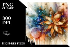 Stained Cosmos Abstract Clipart Product Image 1