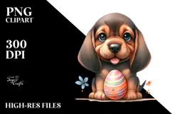 Expressive Baby Bloodhound PNG Product Image 2