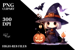 Watercolor Style Cute WARLOCK PNG Product Image 2