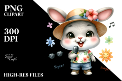 Cute Baby Bunny PNG Product Image 2