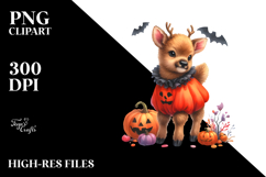 Vibrant Halloween Elk PNG Product Image 2