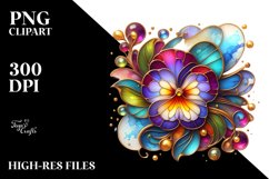 Pansy Wooden Watercolor Splash Product Image 3