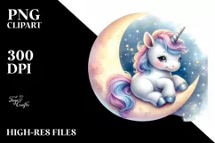 Pirouetting Unicorn on Celestial Observatory | Sublimation | Product Image 3