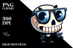 Sarcastic Skull with Oversized Sunglasses Product Image 2