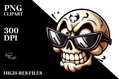 Sarcastic Skull with Oversized Sunglasses Product Image 2
