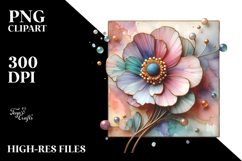 Stained Anemone PNG Product Image 2