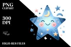Whimsical Star, Transparent PNG Product Image 2