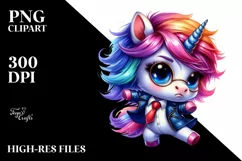 Baby Cute Unicorn PNG Product Image 3