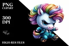 Baby Cute Unicorn PNG Product Image 1