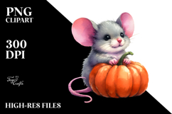 Baby Mouse Pumpkin Drawing | Clipart Product Image 2