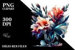 Artistic Gladiolus Clipart Product Image 1