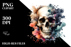 Skull Splashes PNG Product Image 2