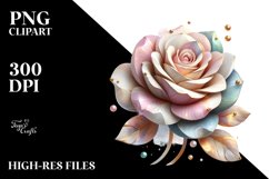 Shiny Rose Golden Insertions | Clipart Product Image 3