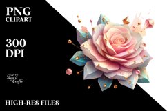 Shiny Rose Golden Insertions | Clipart Product Image 3