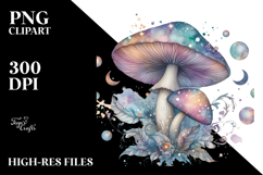 Mystical Glossy Mushroom PNG Product Image 2