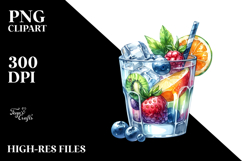 Icy Cocktail PNG Product Image 2