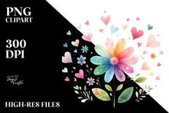 base keywords:sublimation,png,summer,sticker,flower,clipart Product Image 2