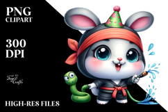 Goofy Baby Rabbit Party PNG Product Image 2