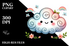 Cute Cloud PNG Product Image 2