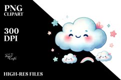 Cute Cloud PNG Product Image 2
