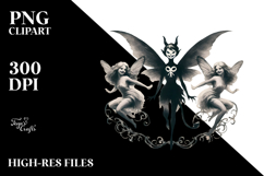 Vintage Evil Fairy PNG Product Image 2