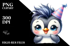 Cute Baby Penguin PNG Product Image 2
