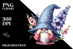 Cute Gnome with Big Hat PNG Product Image 2