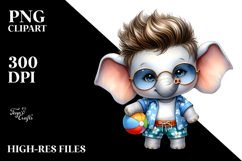 Monkey Made of Flowers PNG Product Image 2
