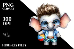 Monkey Made of Flowers PNG Product Image 2