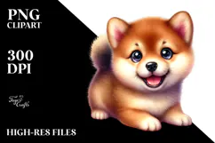 Happy Shiba Inu PNG Product Image 2
