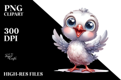 Funny Baby Dove PNG Product Image 2