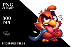 Bird with Sunglasses, Transparent PNG Product Image 2