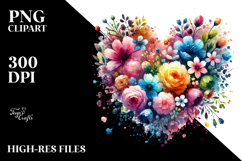 Colorful Heart Digital Painting Product Image 2