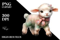 Baby Lamb PNG Product Image 2