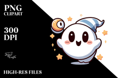 Funny Simple Ghost, PNG Product Image 2