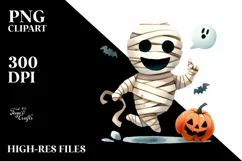 Funky Mummy Clipart, High-Res PNG Product Image 3