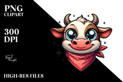 Trending Silly Cartoon Cow PNG Product Image 2