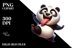 Playful Panda with Pure Joy PNG Product Image 2