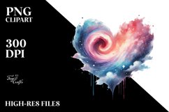 Paintbrush Style Heart PNG Product Image 2