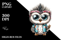 Cute Baby Owl PNG Product Image 2