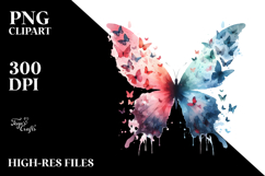 Butterfly Silhouettes PNG Product Image 2
