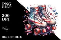 Vintage Roller Skates Confetti, 20 oz Tumbler Product Image 2