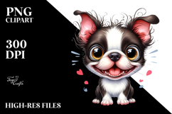 Watercolor Cute Boston Terrier Product Image 2